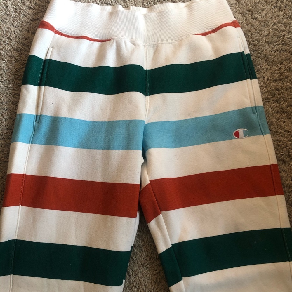Champion UO Exclusive Rainbow Striped Joggers